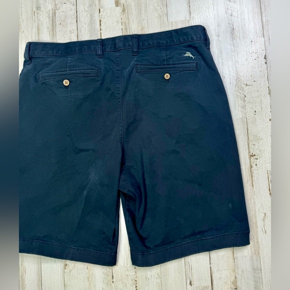 Tommy Bahama Chino Shorts Men's 36 Performance Athletic Black - Picture 8 of 9